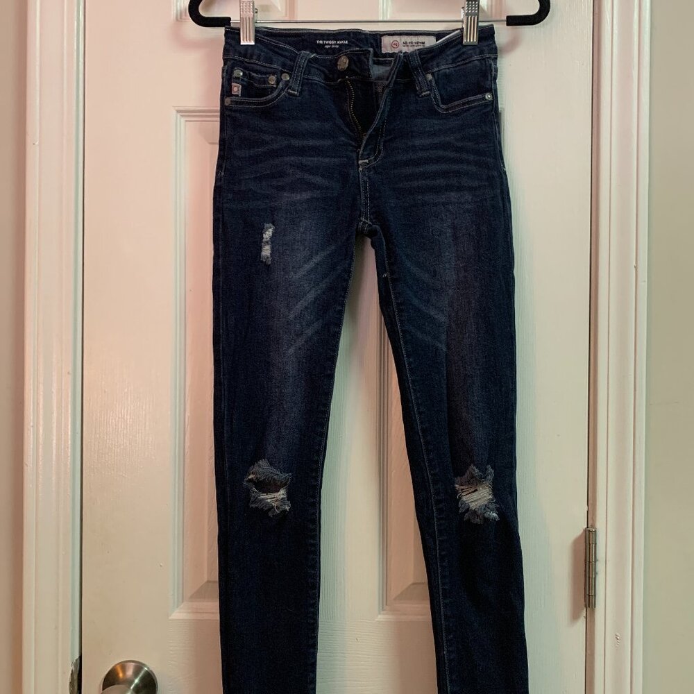 AG Adriano Goldschmied the Twiggy Ankle Super Skinny Jeans